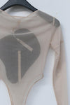 OUDE WAAG velvet splicing New knotwear OW-23SS-BD03 naked black